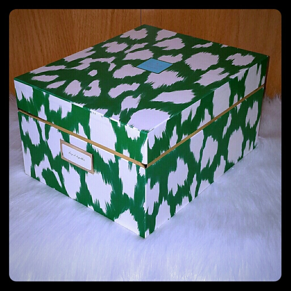 Kate spade Ikat print nesting box